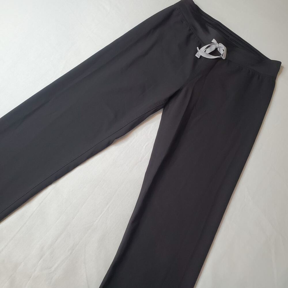 Figs Women's Size ST High Waisted Livingston Basic Scrub Pants Black T21003T